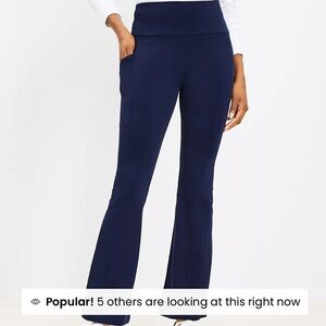 Lou & Grey Luv Stretch flare pant.  Navy XS